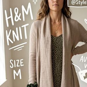 H&m Women's Tan and Brown Cardigan